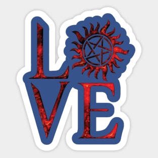 Love Supernatural 1 Sticker